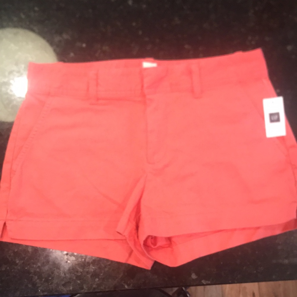 Pink jean shorts
